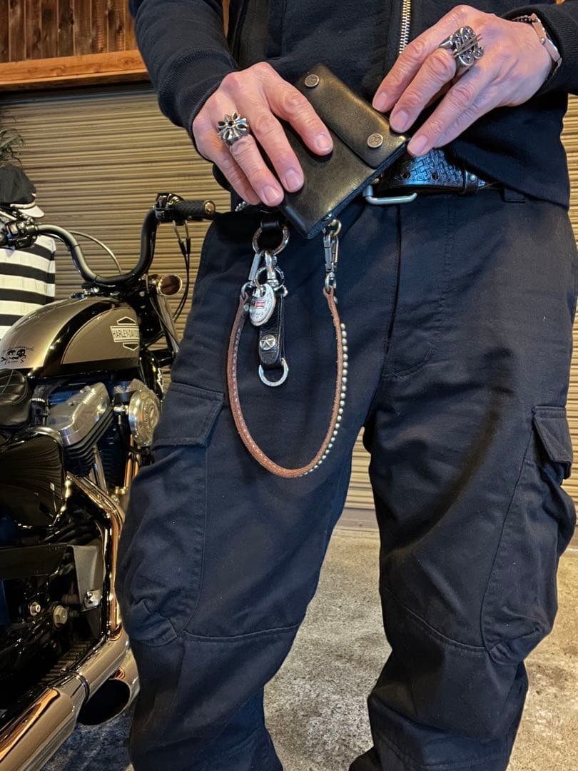 鉾 BACKBONE × HTC コラボ　レザーウォレット　財布