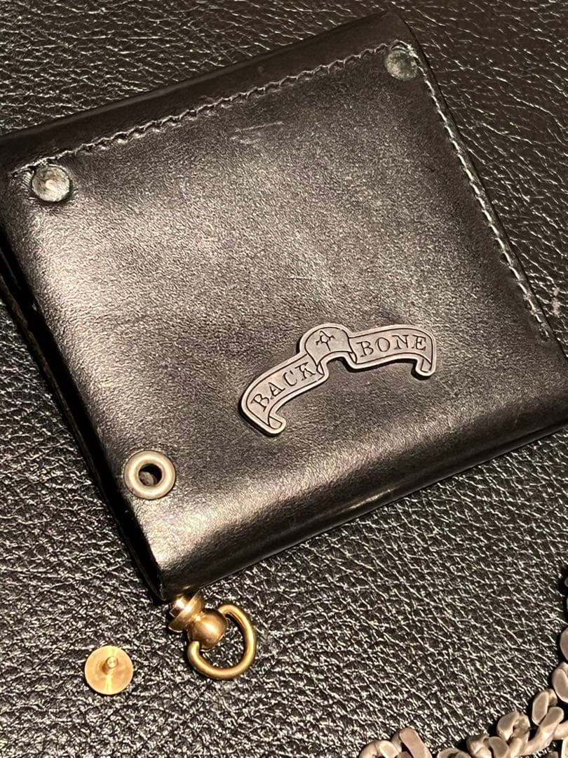 鉾 BACKBONE × HTC コラボ　レザーウォレット　財布