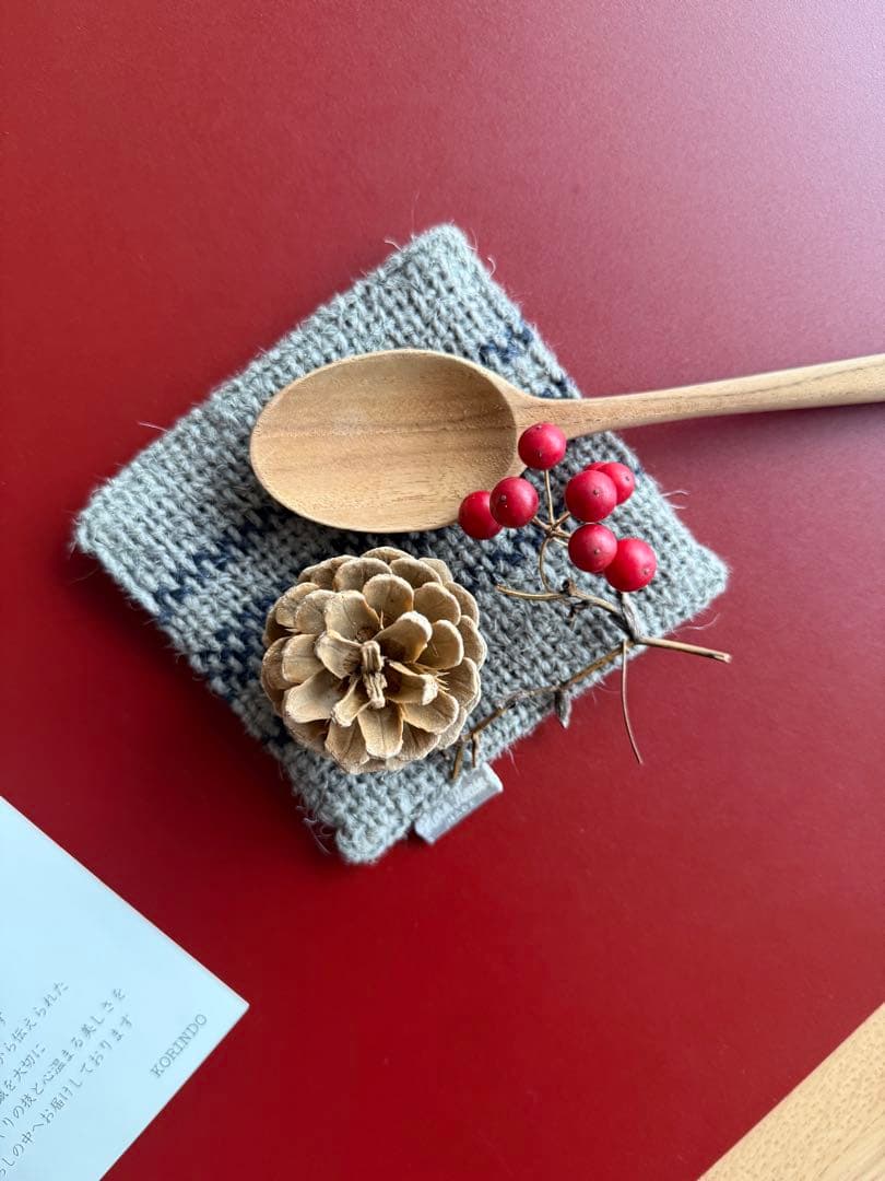 光琳堂 越前塗 プレースマット 黒×朱 両面使用可 5枚セット 未使用 箱入り