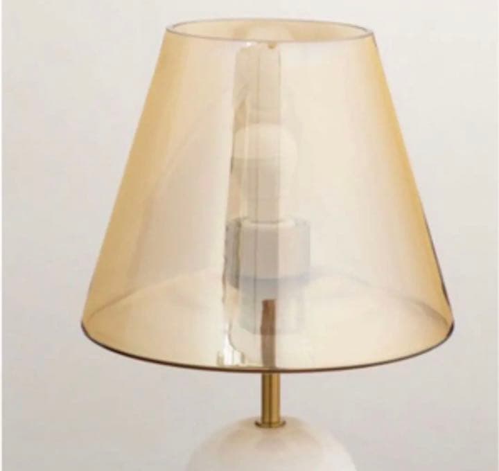 ※最終値下げ※ガラスと大理石　ランプ　照明