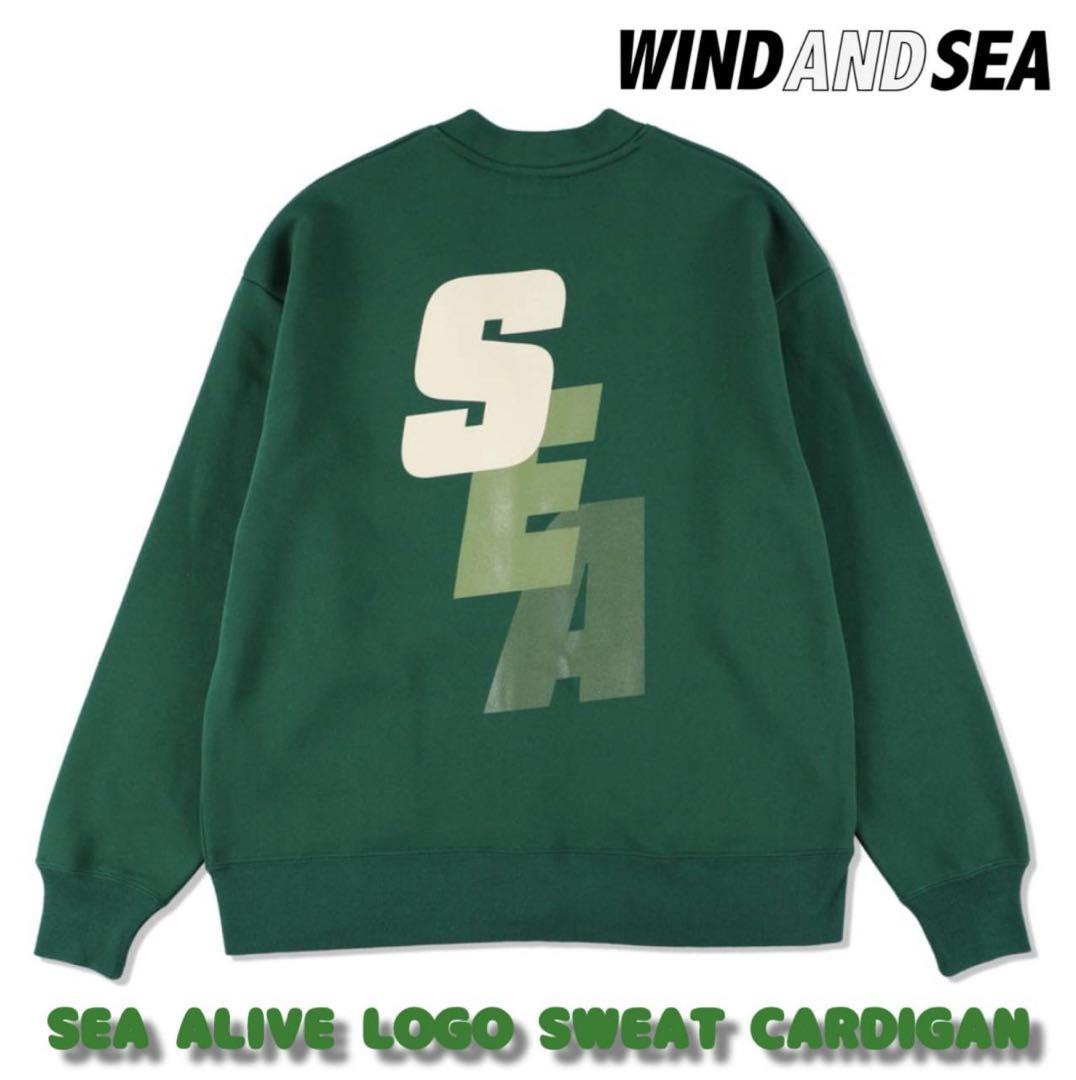 《完売品》WIND AND SEA LOGO SWEAT CARDIGAN