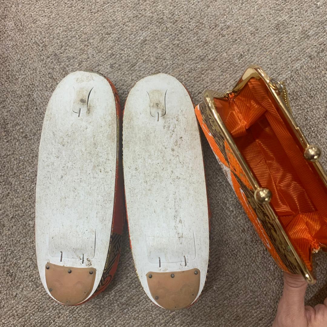 おまとめ512agu4,511agu28,帯,小物類,草履&バッグ□七五三 7歳