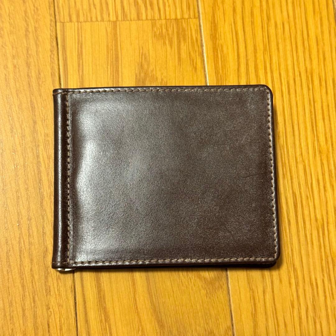 Whitehouse Cox ブライドルレザー マネークリップ