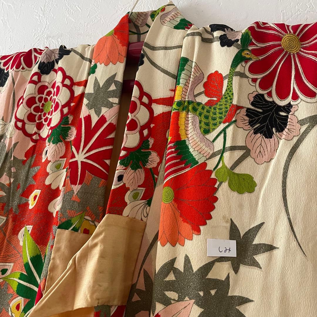 七五三　7歳　アンティークお着物セット