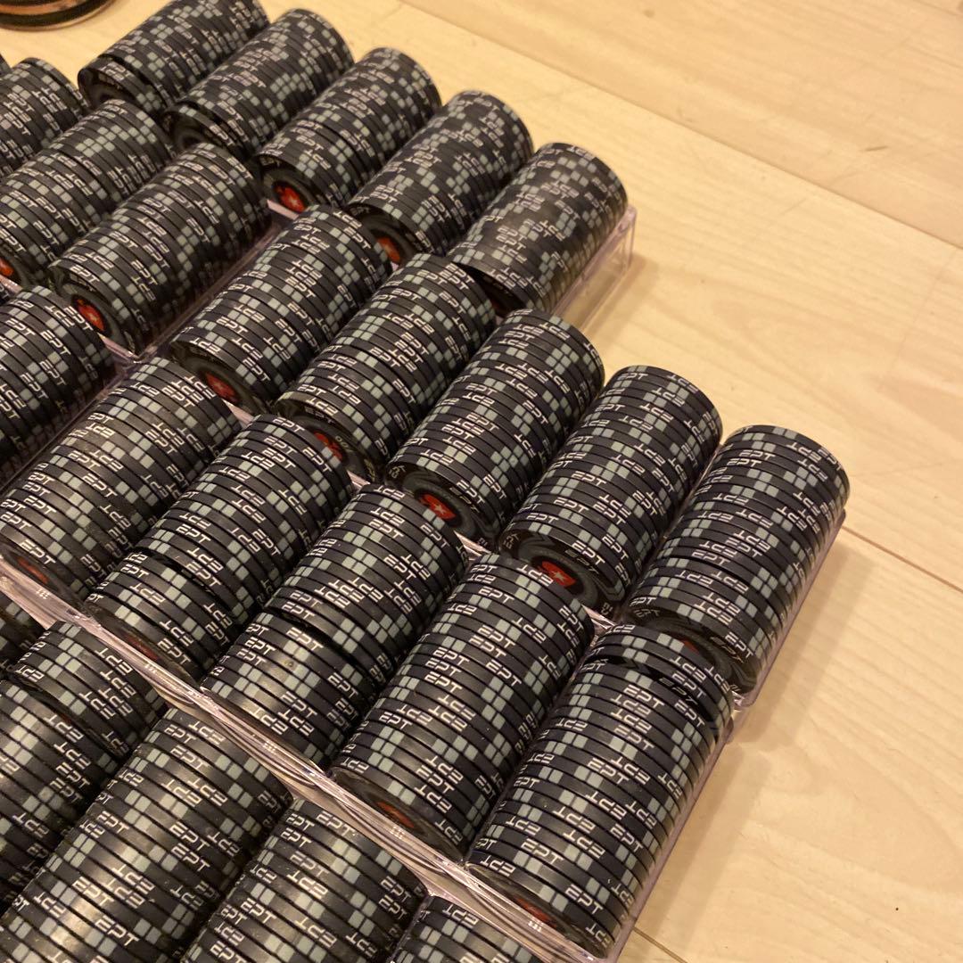 EPTポーカーチップ約900枚＋COPAGトランプ2個セット