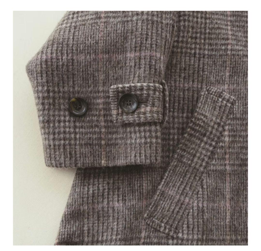 北欧暮らしの道具店　チェック柄ロングコート