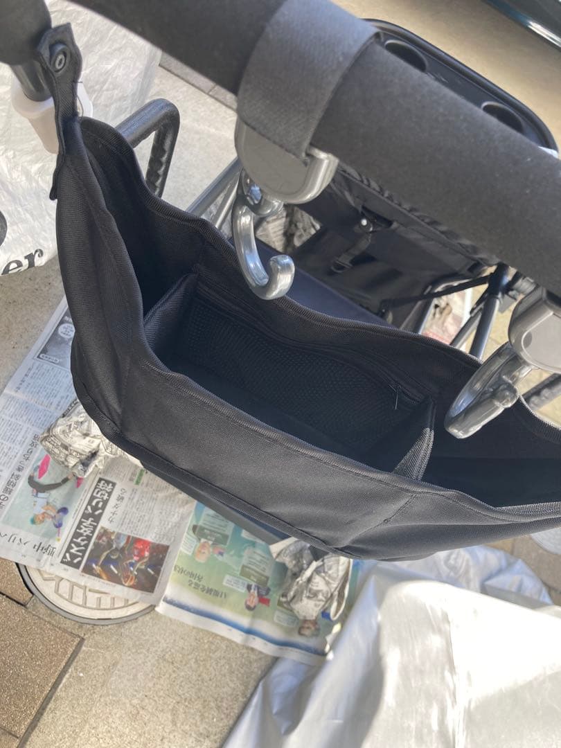 【値下げ中】ベビーカー 二人でゴー カトージ ネイビー 雨よけカバー付き