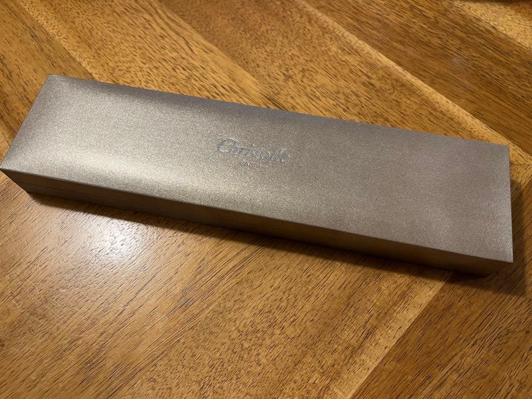 Christofle 赤黒ペア箸セット