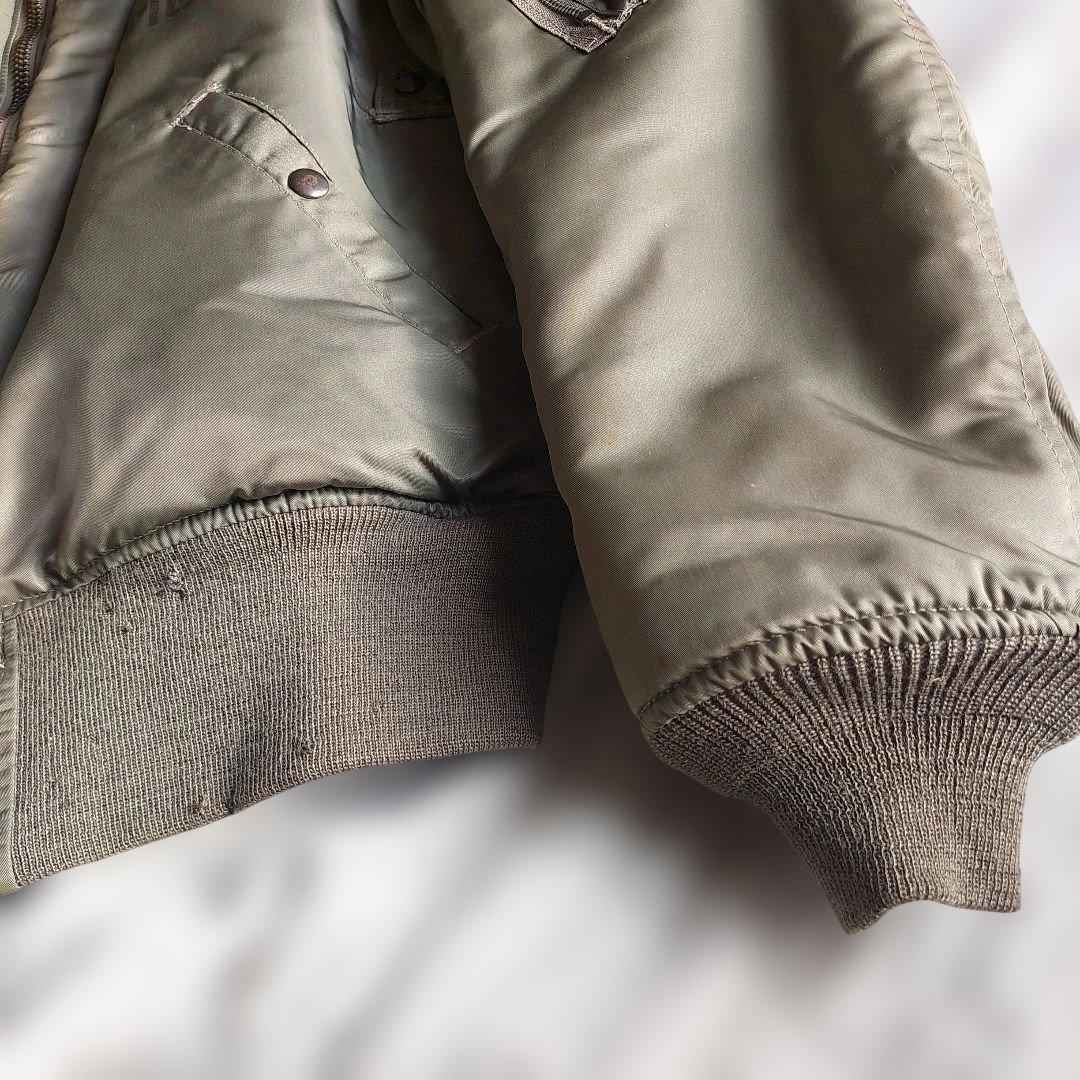 【雰囲気極上】90s AVIREX MA-1 ピンナップガール プリント L