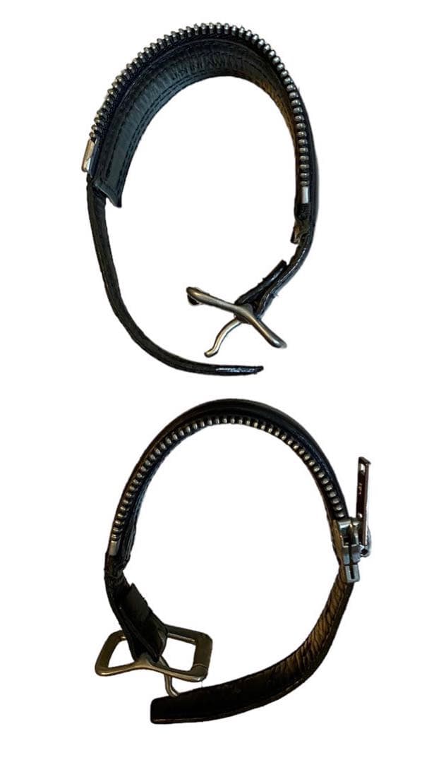 アーカイブ　サリバン　レザー　バングル　ブレスレット　ブラック　2連　ベルト