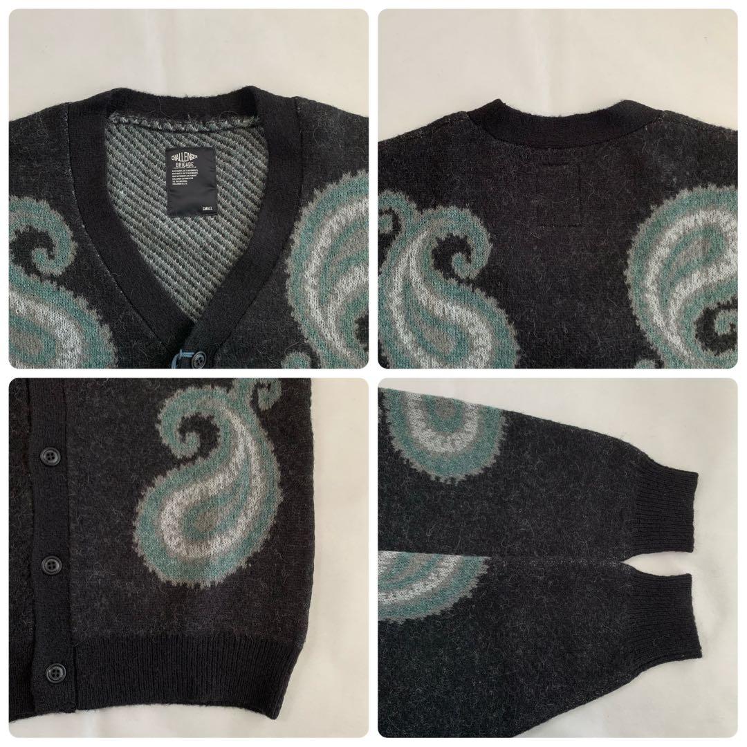 S【CHALLENGER】PAISLEY CARDIGAN／新品タグ付／送料込