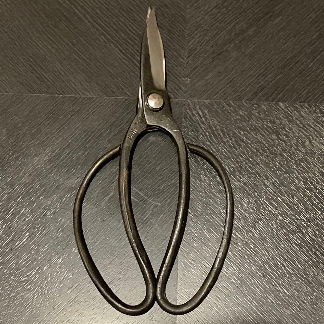 安広　全鋼　植木鋏　蕨手