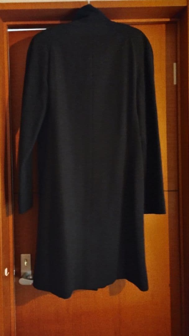 値下げ　Burberry 黒 ロングコート