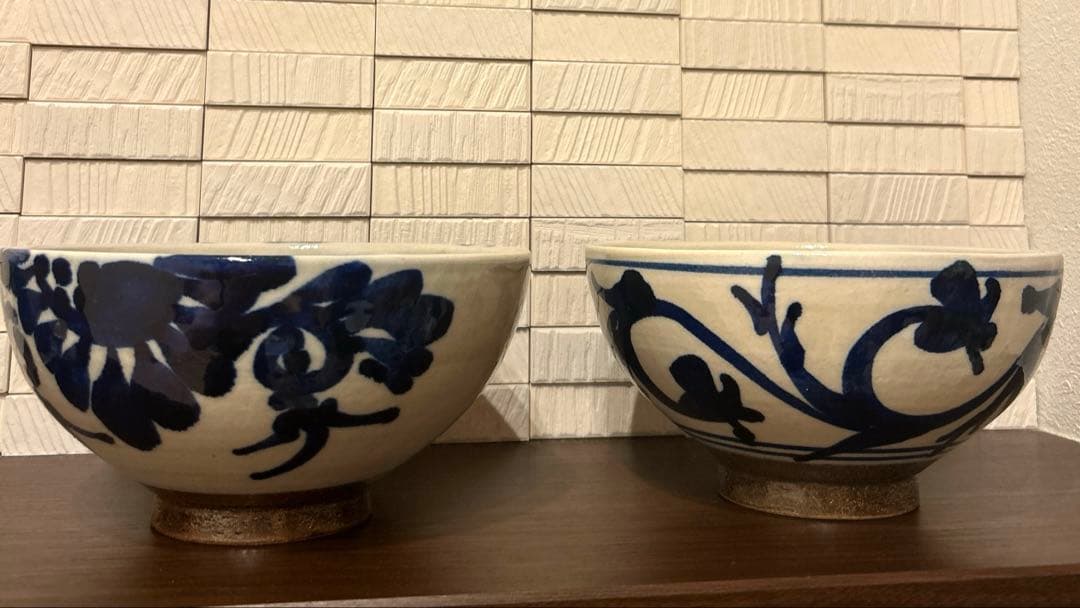 やちむん　陶房眞喜屋（眞喜屋修さん）どんぶり器　2点セット