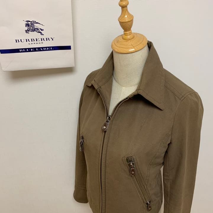 【BURBERRY BLUE LABEL】シングル　ライダースジャケット