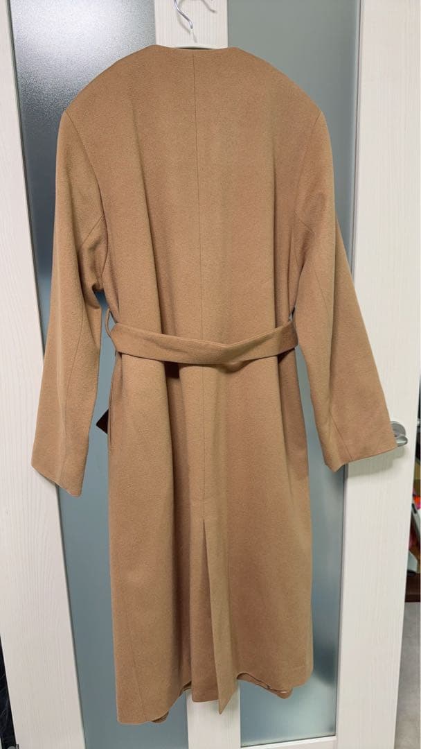 TOMORROWLAND collection ピュアカシミヤ ノーカラーコート