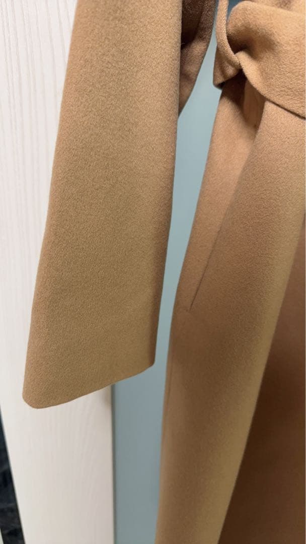 TOMORROWLAND collection ピュアカシミヤ ノーカラーコート