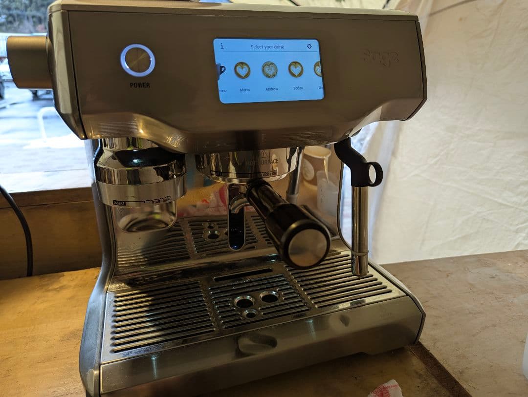 エスプレッソマシン　Sage breville oracle　変圧器セット