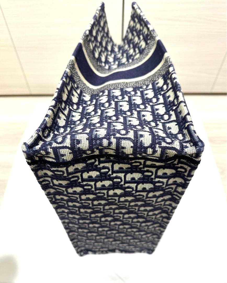 ChristianDior ディオール　バッグ　ブックトート　ラージ　オブリーク