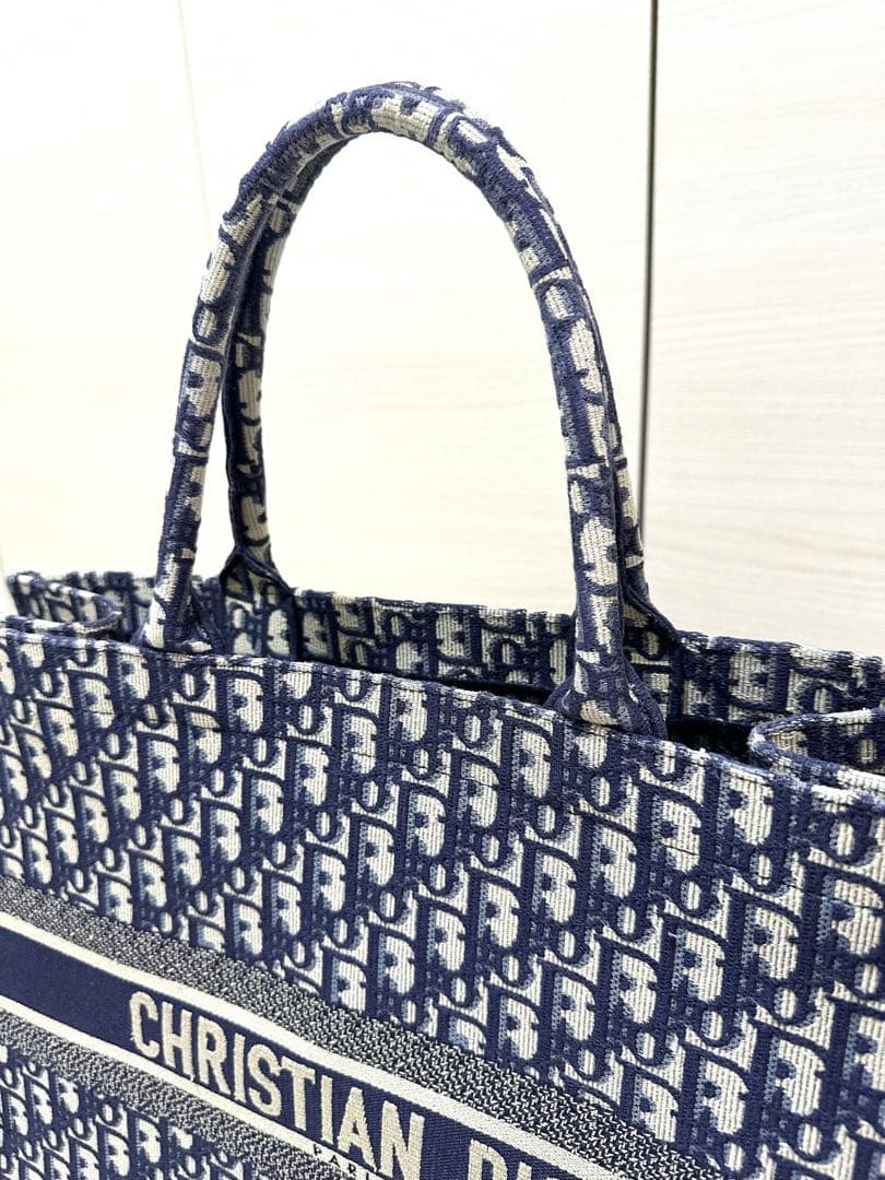 ChristianDior ディオール　バッグ　ブックトート　ラージ　オブリーク