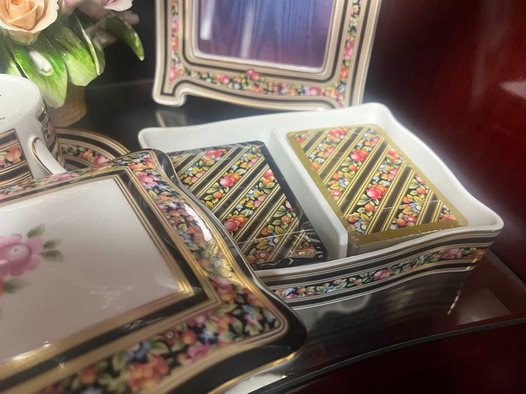 ウエッジウッド　クリオ　西洋陶器 花柄セット　アンティーク　廃盤　3点セット