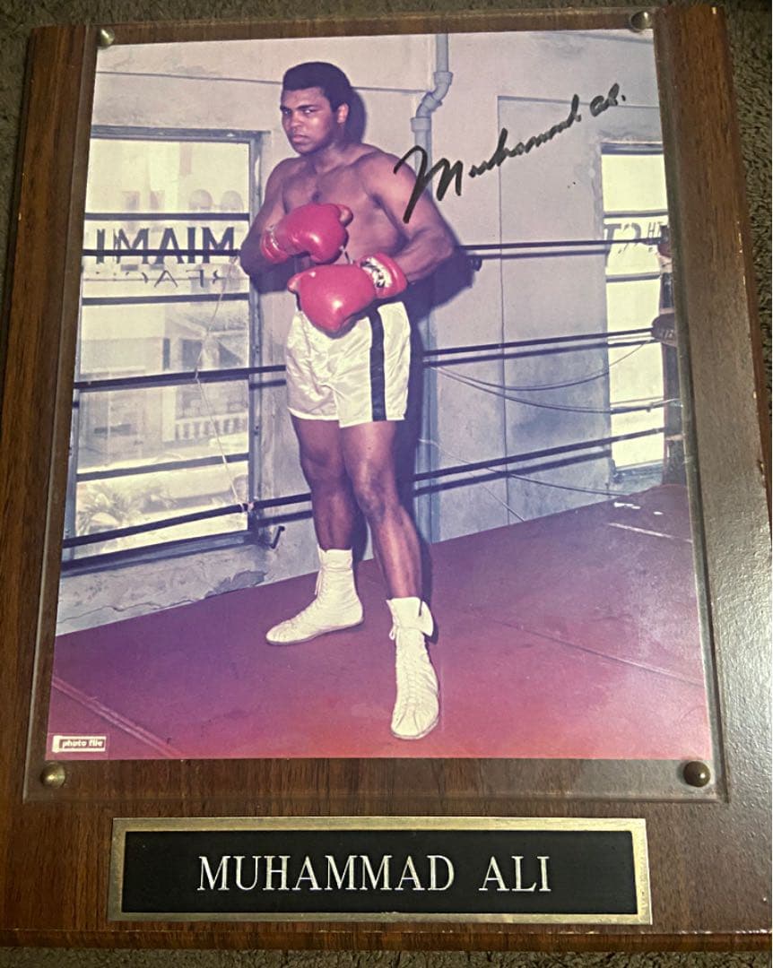 モハメドアリ　直筆サイン　超貴重