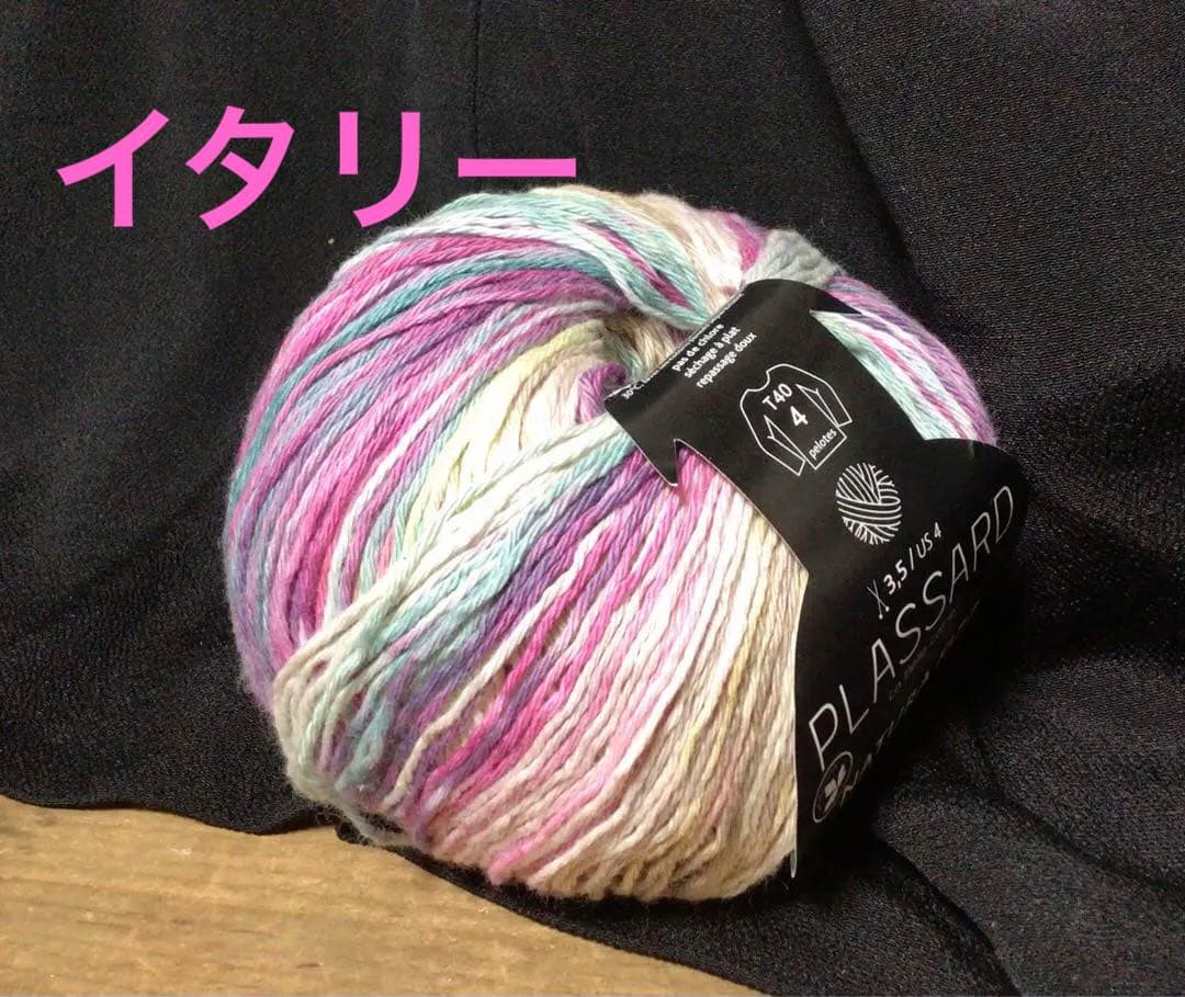 手作り猫耳　耳当てニット帽　イタリー製糸　野呂英作糸　茶　黄色他