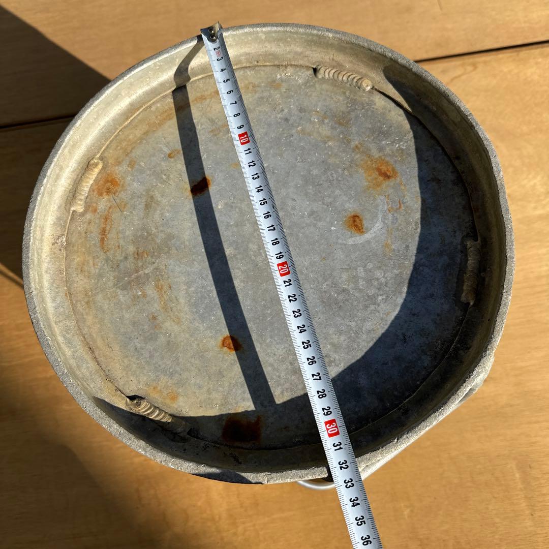 【希少】ヴィンテージ メタル ミルク缶　アンティーク　蚤の市