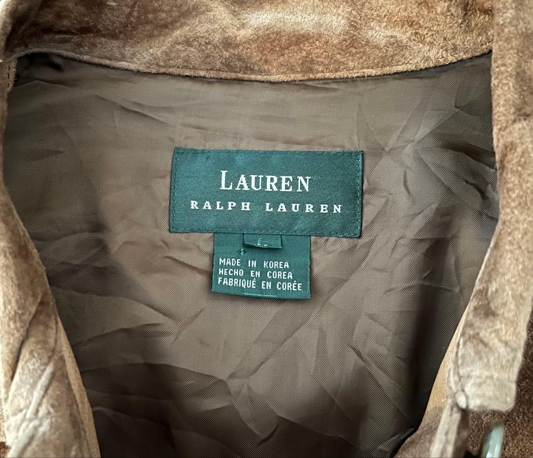 Lauren Ralph Lauren 本革100% スエードコート