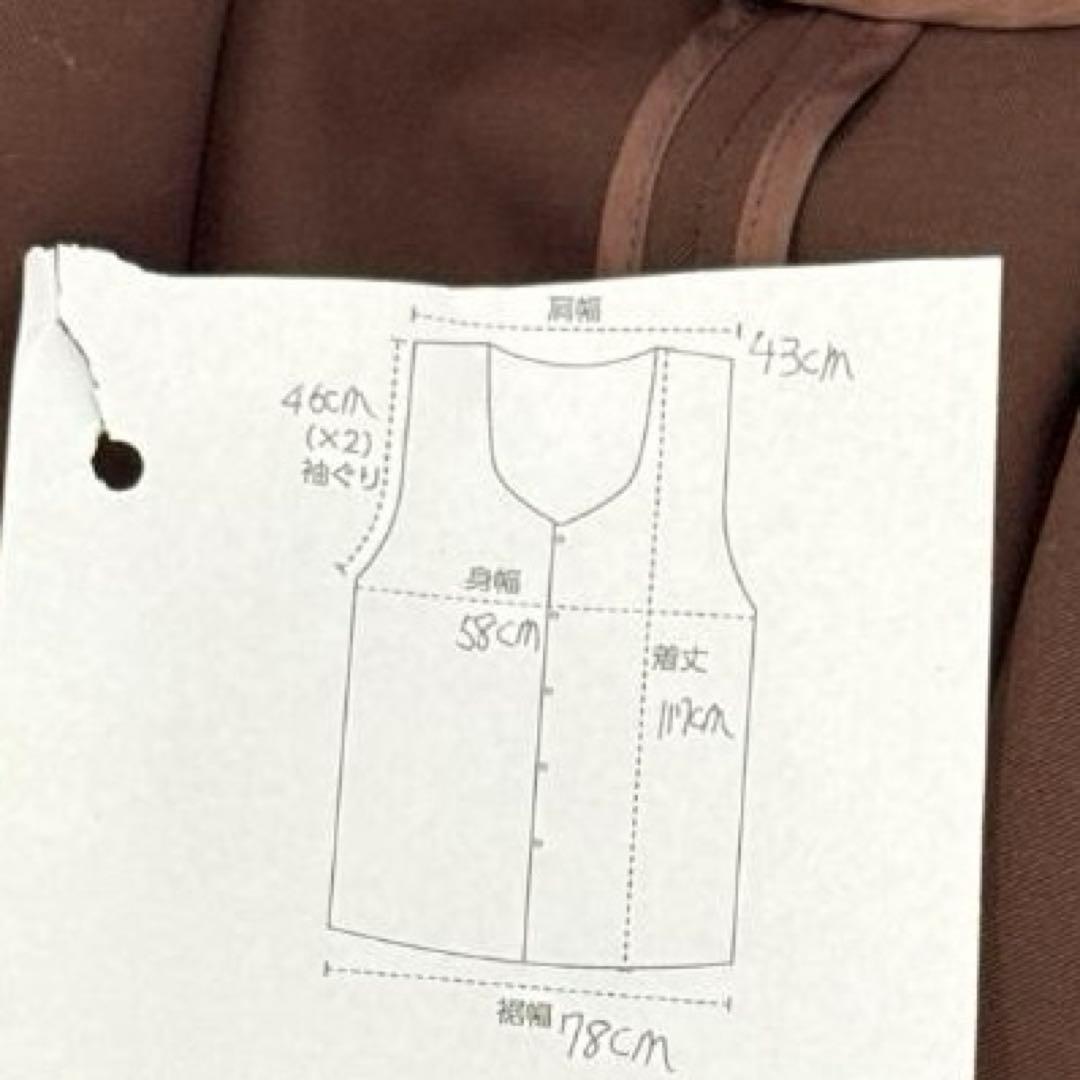 【美品】シビラ　Sybilla　3WAYジレトレンチコート　M　ブラウン