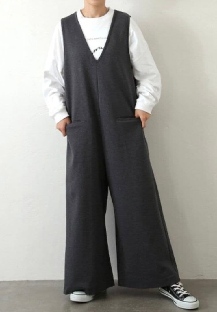 JOURNAL STANDARD LUXE 22aw/ポンチ サロペット　日本製