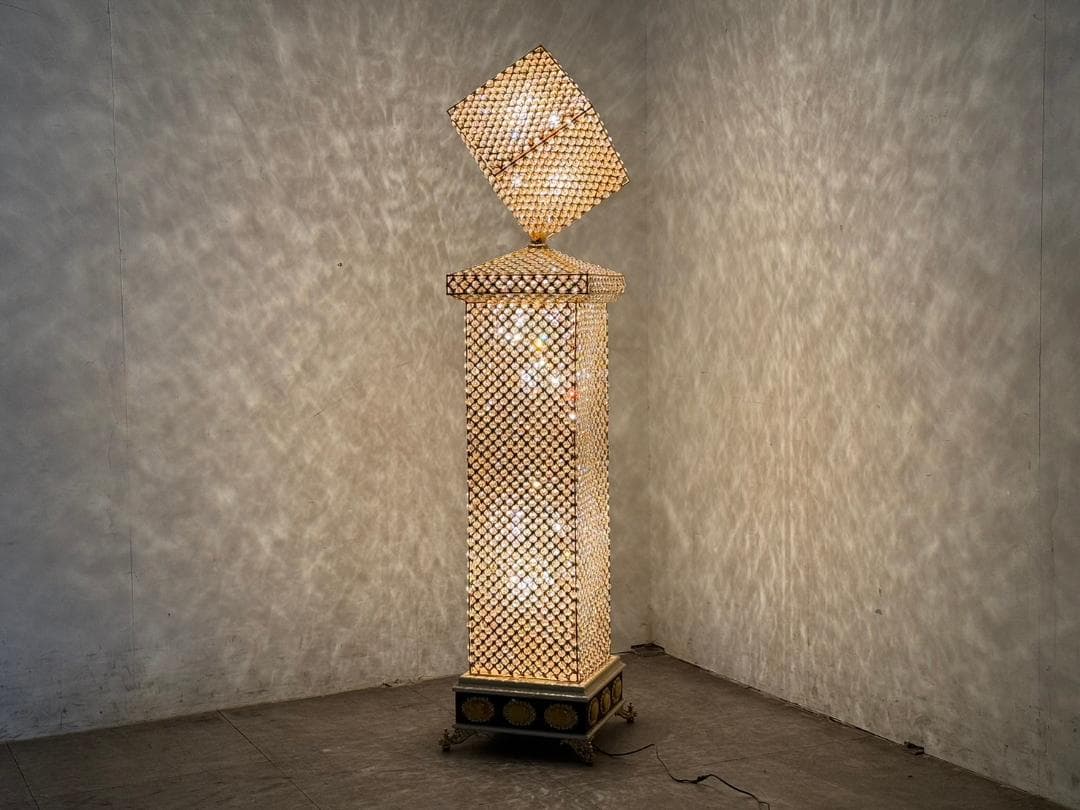 T721☆スタンドライト　フロアライト　フロアスタンド照明　エレガント　最高級