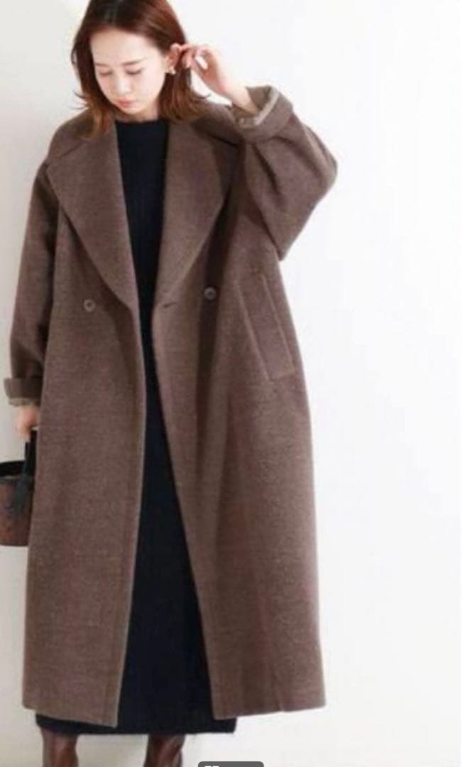 ✨美品✨ イエナ IENA チェスターコート ブラウン アルパカ ウール 大きめ