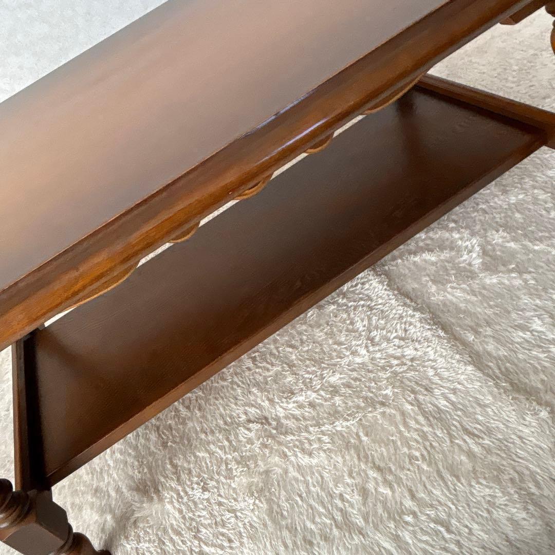 超名品】飛騨産業 キツツキ 穂高 リビングテーブル コーヒー センター テーブル