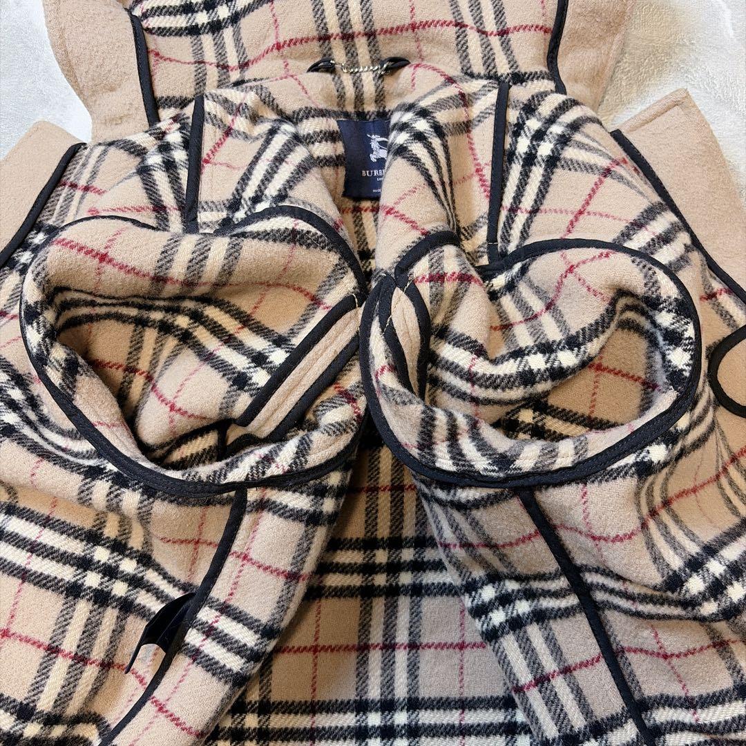 BURBERRY LONDON ロング ダッフルコート ウール ベージュ L