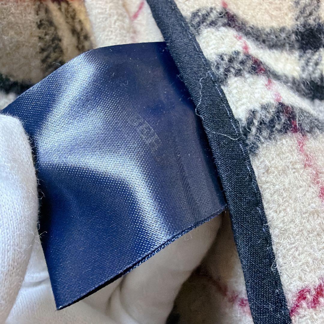 BURBERRY LONDON ロング ダッフルコート ウール ベージュ L