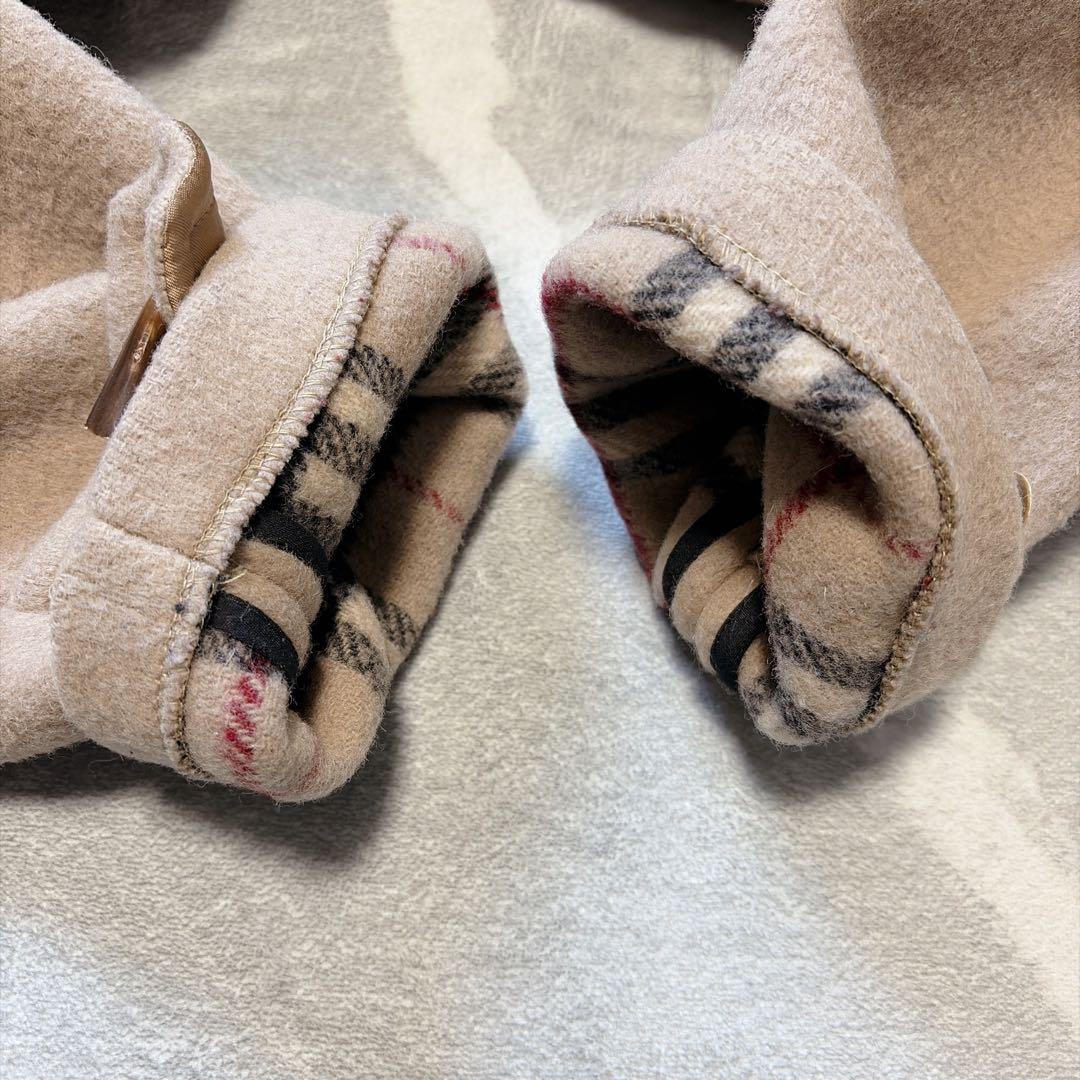 BURBERRY LONDON ロング ダッフルコート ウール ベージュ L