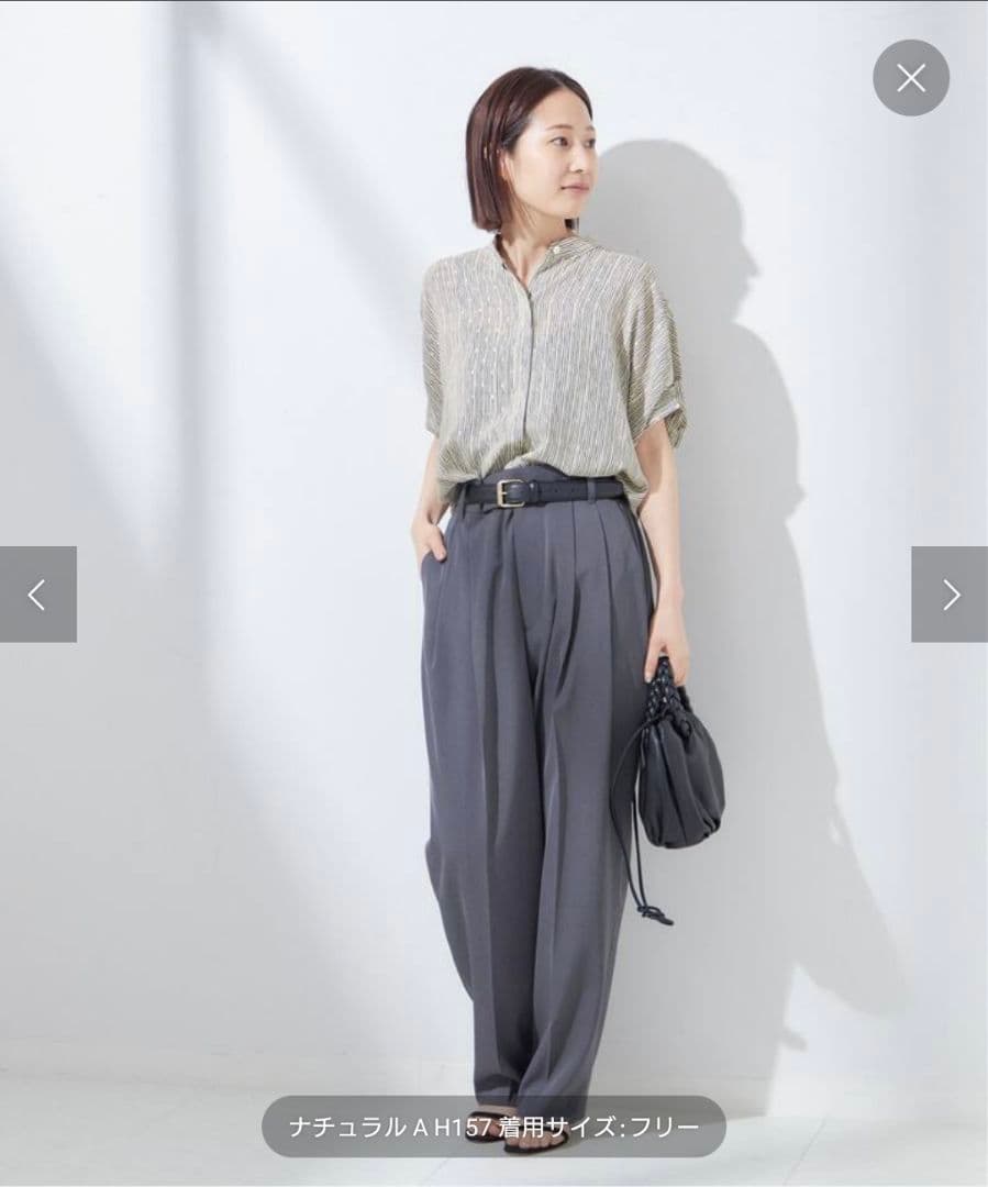 2025購入／JOURNAL STANDARD　GOLDラメモノトーンシャツ