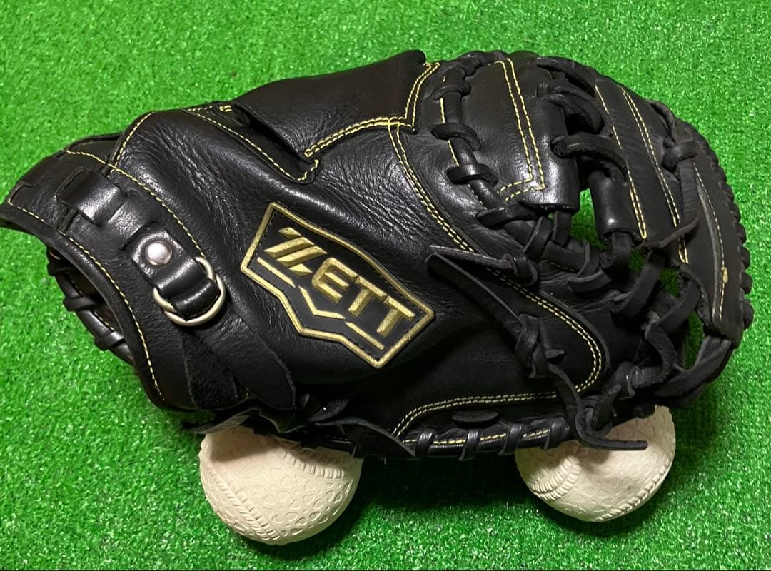 一般 軟式野球 キャッチャーミット ゼット ZETT ブラック 大人サイズ
