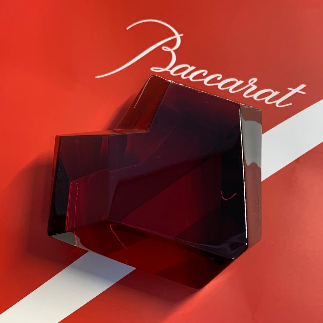 ❣️バカラ❣️ハート❣️ペーパーウェイト❣️置き物❣️オブジェ❣️クリスタル❣️レア❣️愛❣️箱袋