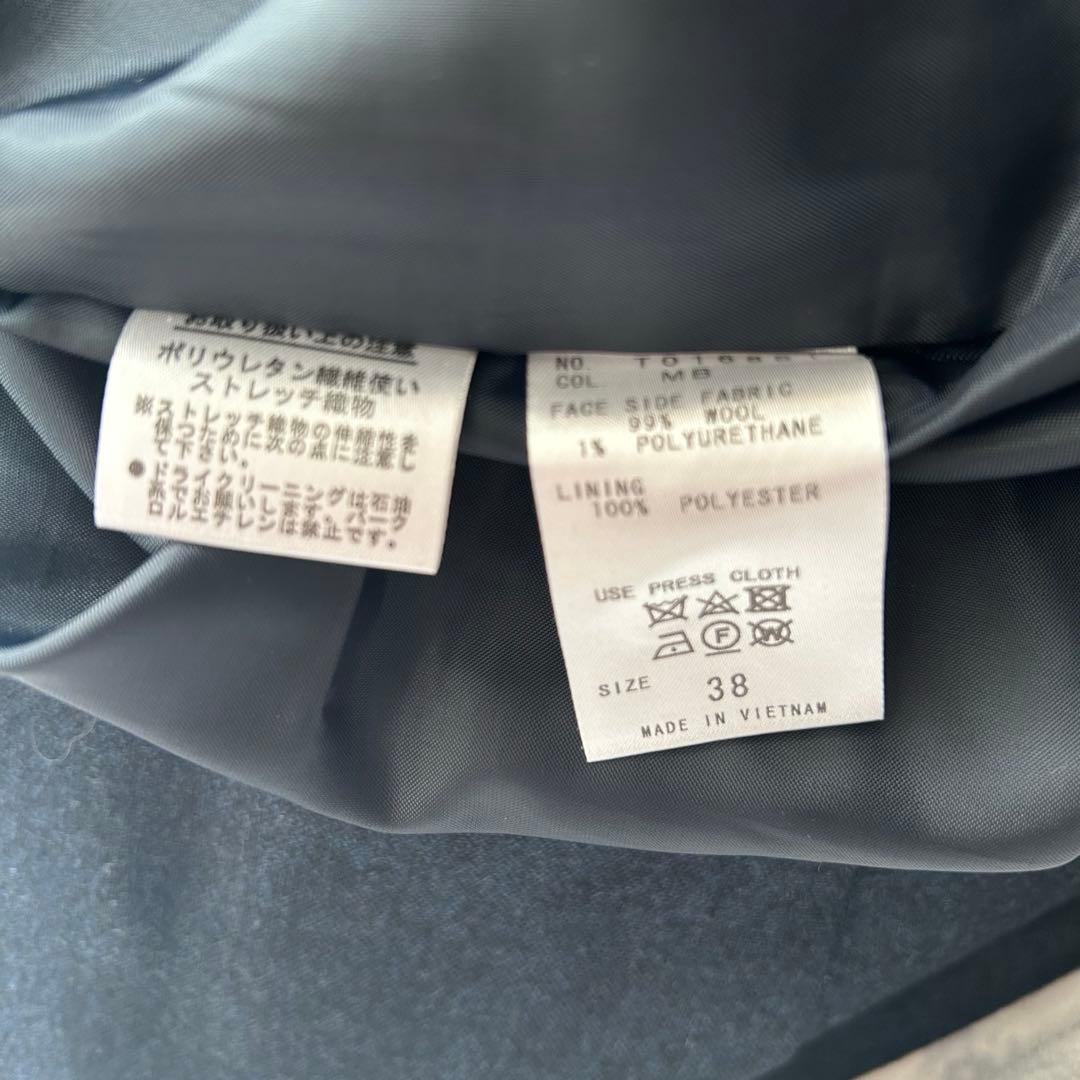 未使用　スーツカンパニー　レディーススーツ　セットアップ　3点セット　ネイビー