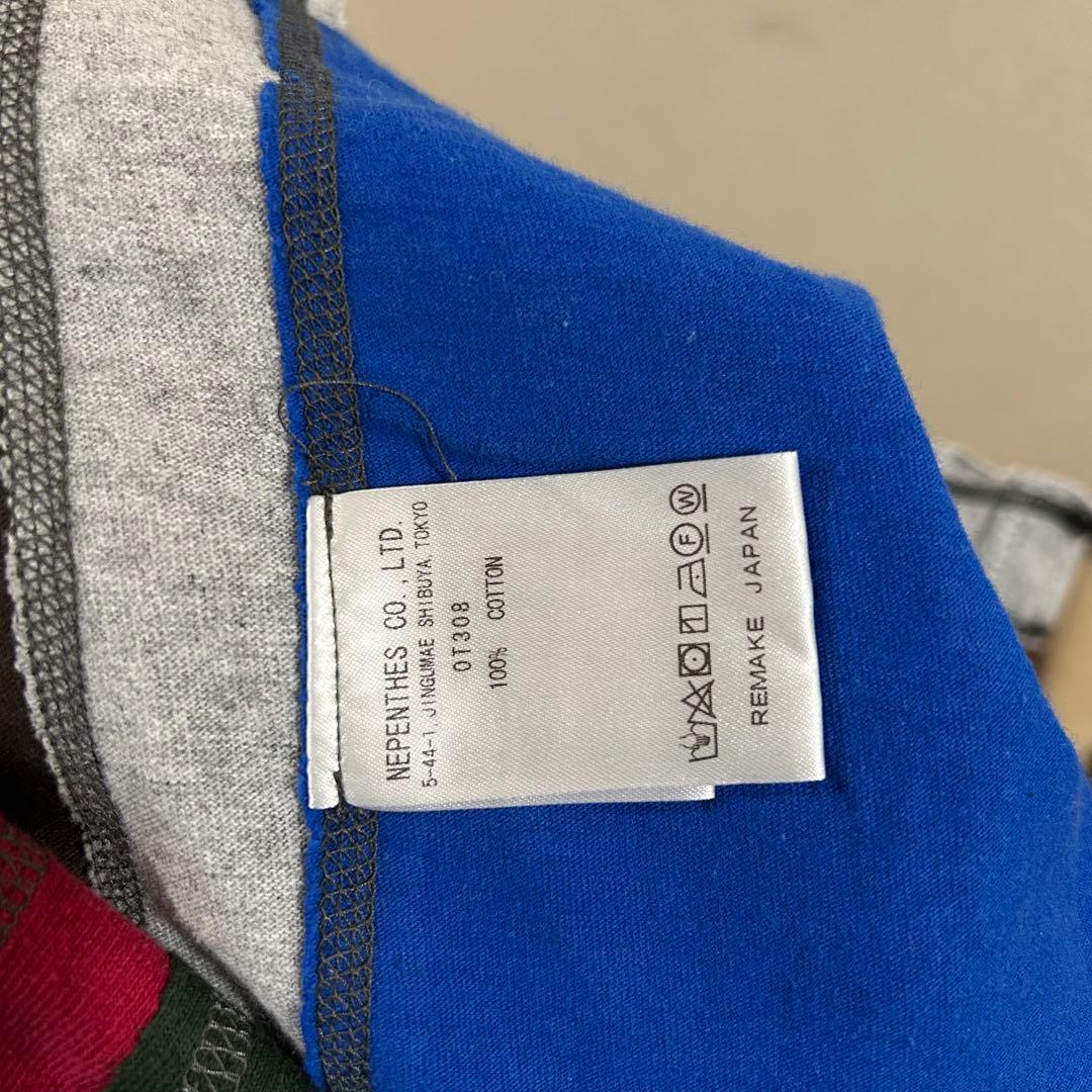 希少 美品 Rebuild by Needles L/S College T