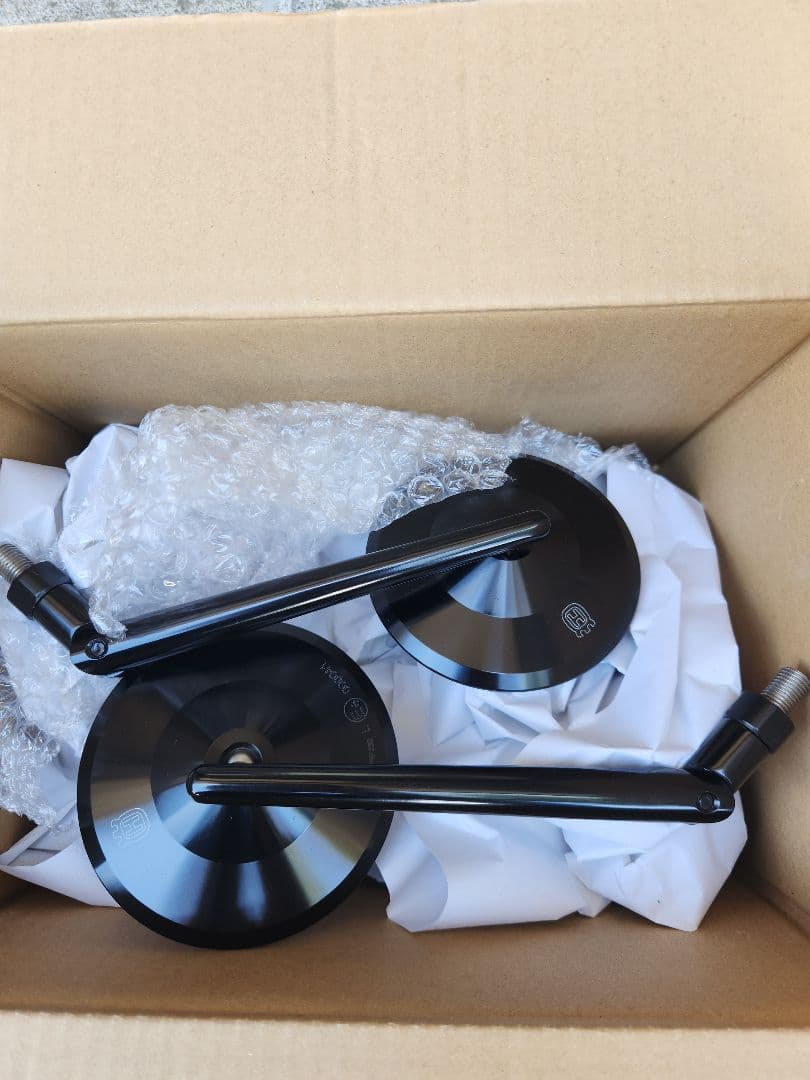 最終値下げ ハスクバーナ 純正オプションショートアルミミラー