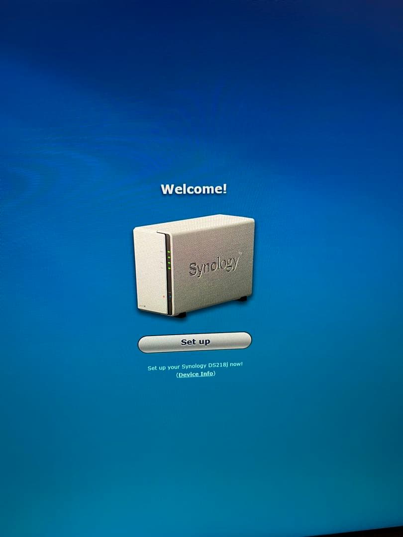 【動作確認済】Synology DS218j 2ベイ NAS 付属品有・禁煙環境