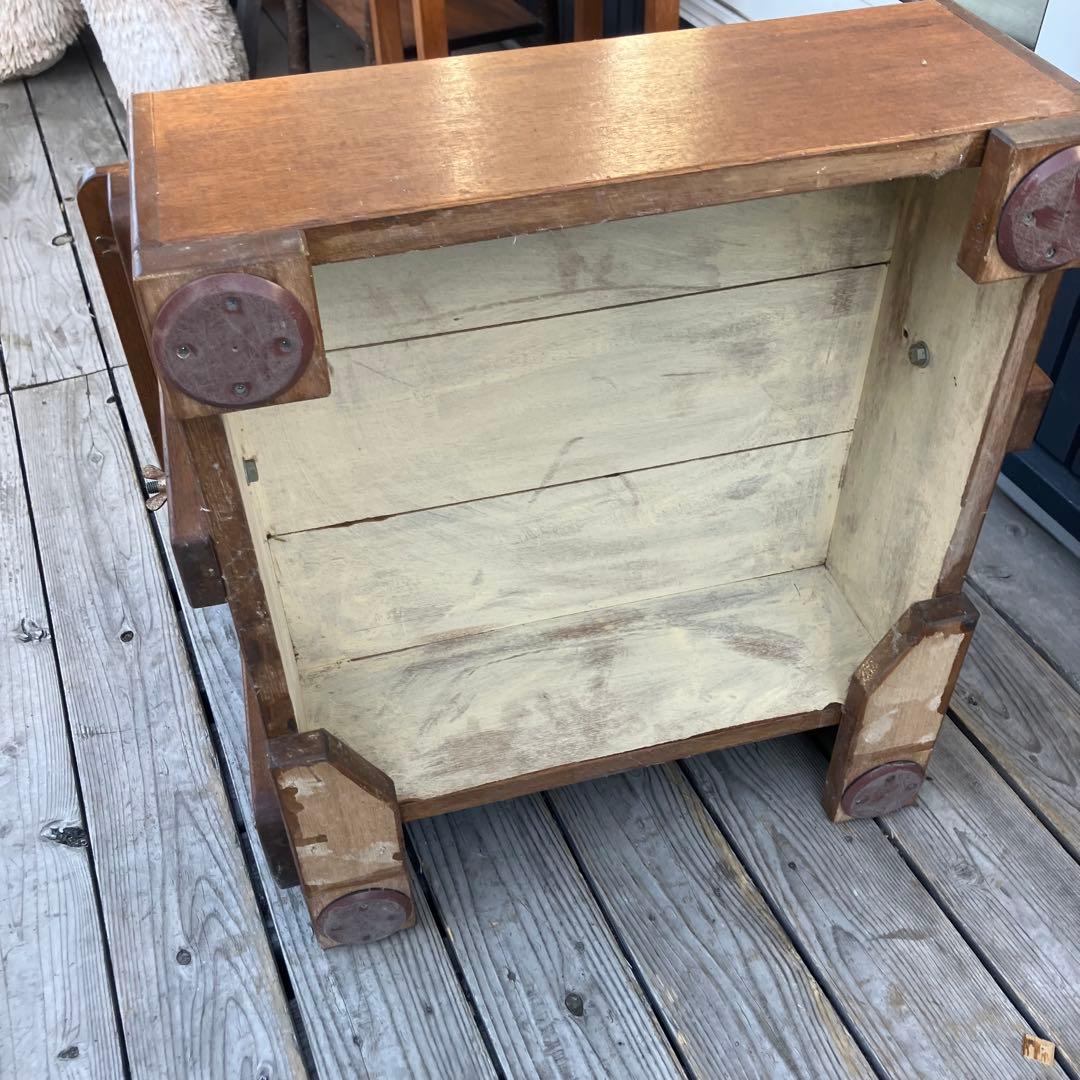 北欧レトロ カントリー 木製アームチェア リクライニングベンチ 一人掛けソファー