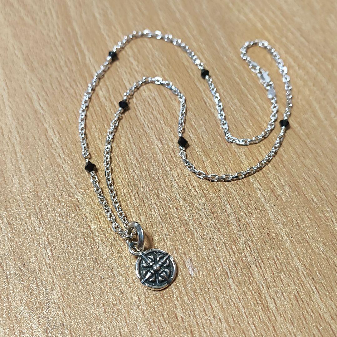 希少　極美品　シャンバラ　ネックレス　ドージェ　シルバー925　ペンダント