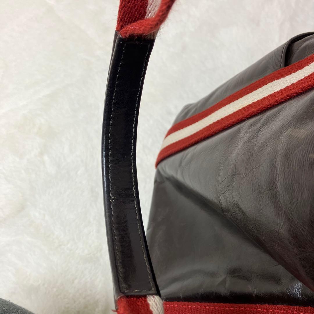 美品✨バリー トレインスポッティング A4 サイドポケット トートバッグ 本革