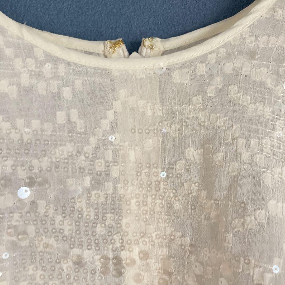 美品 24SS ジャーナルスタンダードレサージュ 金子綾 スパンコール ブラウス