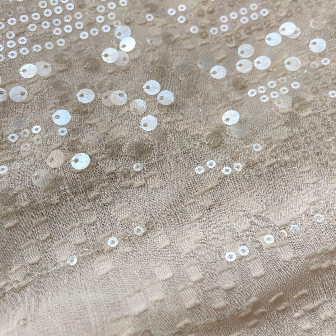 美品 24SS ジャーナルスタンダードレサージュ 金子綾 スパンコール ブラウス