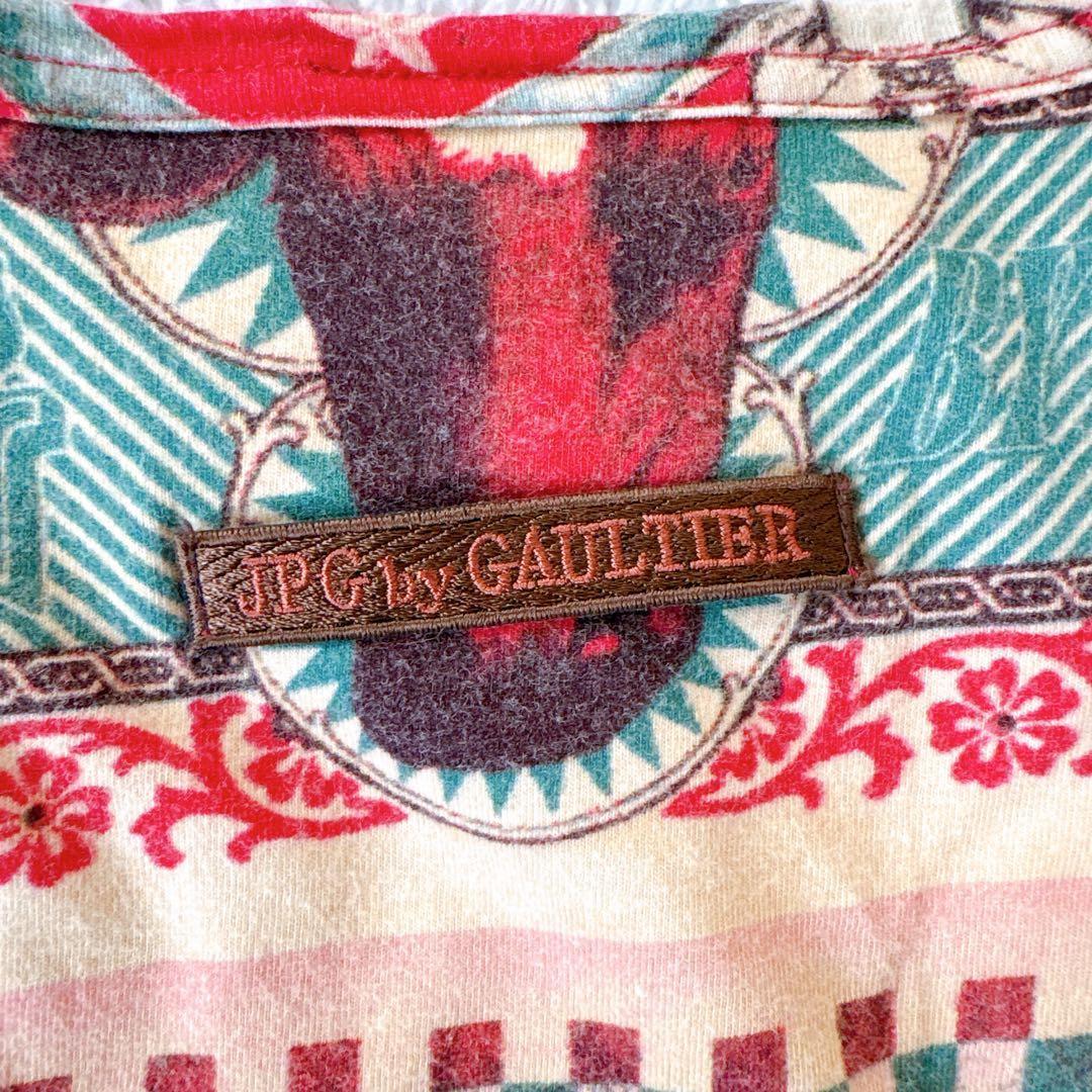 激レア◆JeanPeaul GAULTIER 長袖カットソー ネイティブ y2k